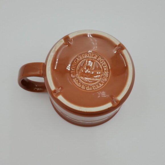 Longaberger Woven Traditions Spice Souper Mug Coffee Mug Soup Mug - Picture 5 of 7